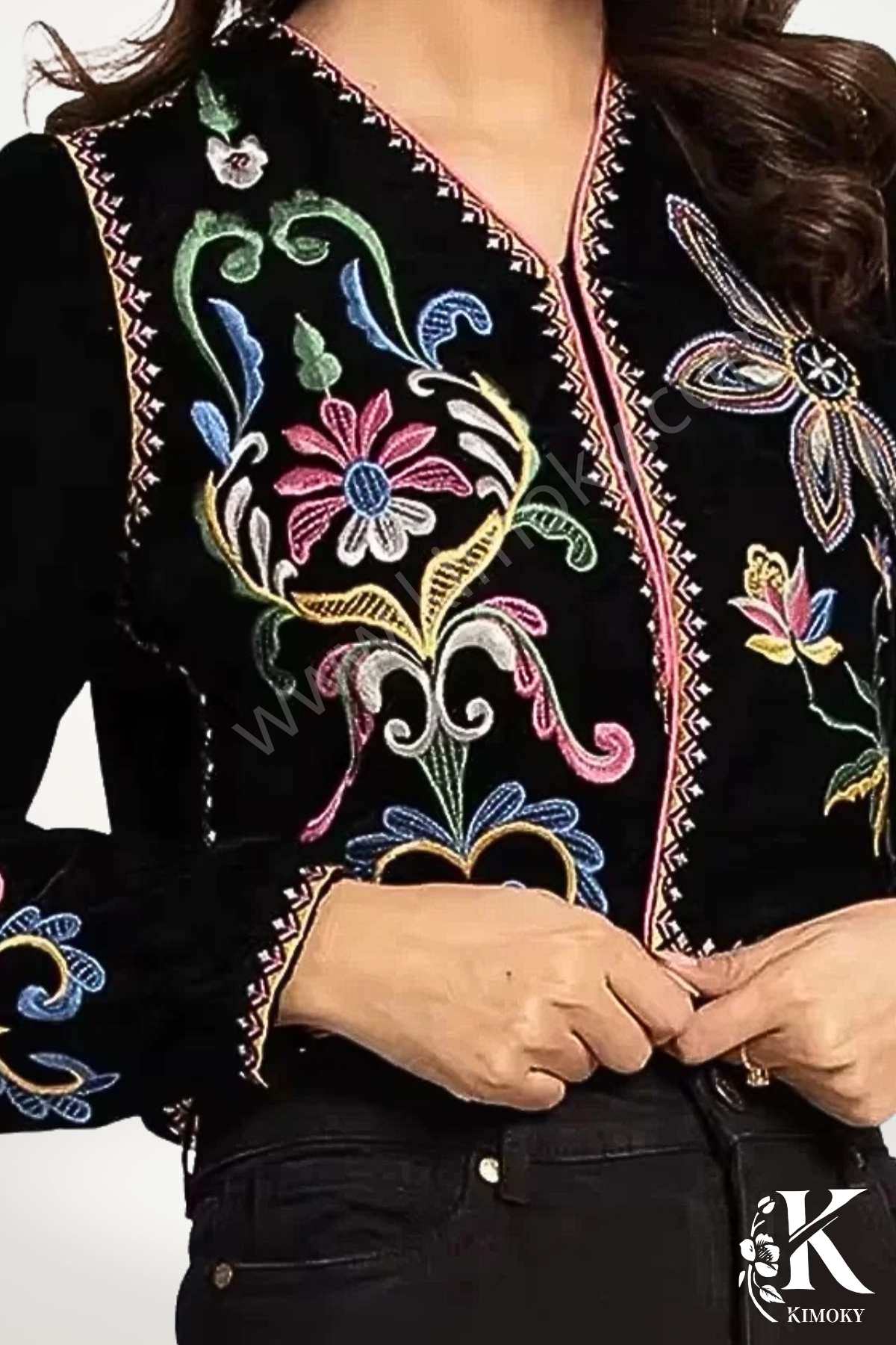 Kimono Velours Femme | Élégance Veloutée