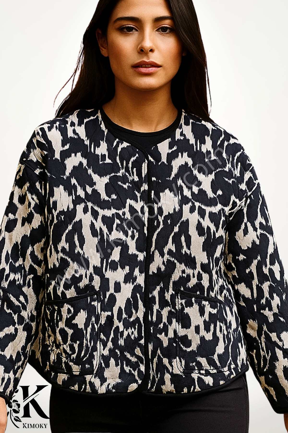 Veste Kimono Noir Femme | Chic & Intemporelle