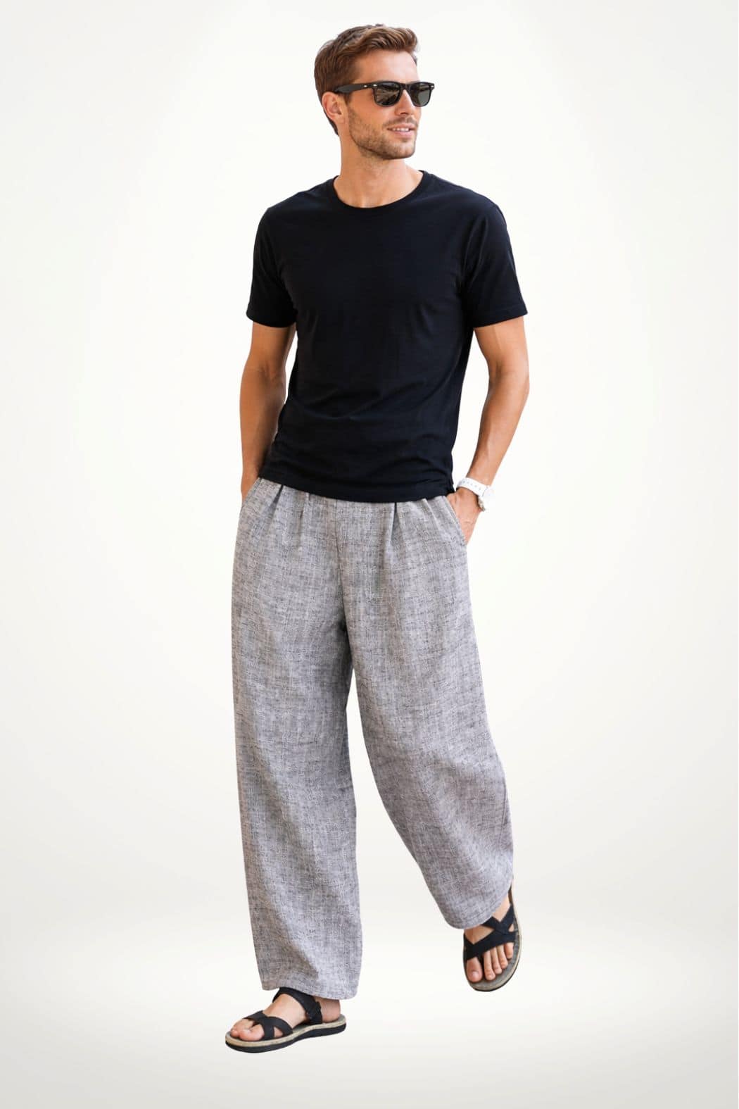 Men's Hakama Pants | Japanese Elegance and Modern Comfort – KIMOKY