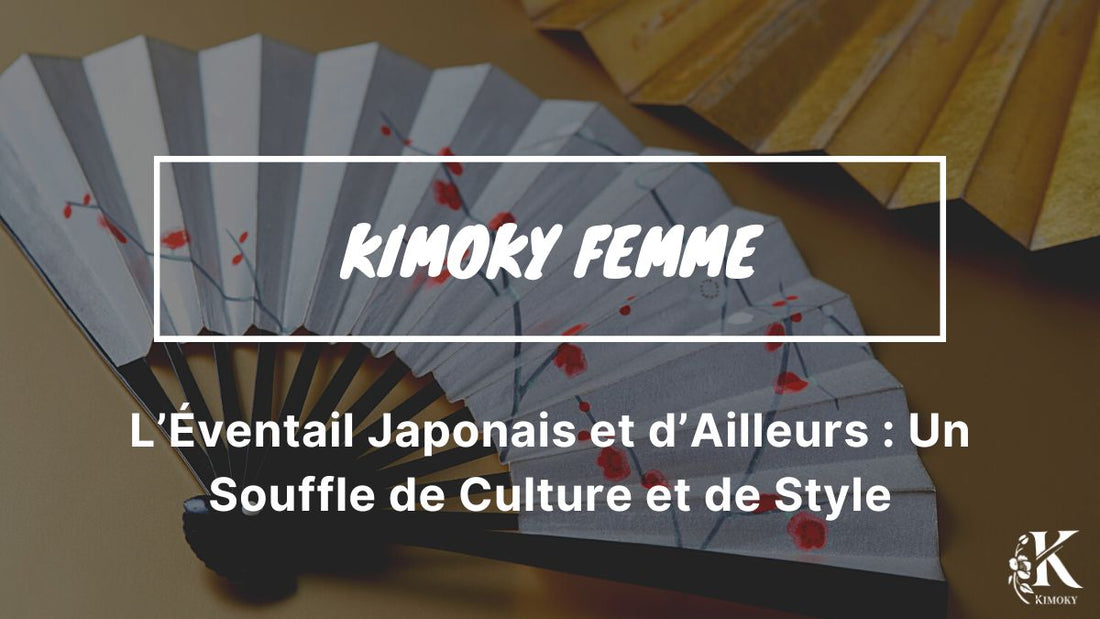 visuel Kimoky pour L’Éventail Japonais et d’Ailleurs : Un Souffle de Culture et de Style