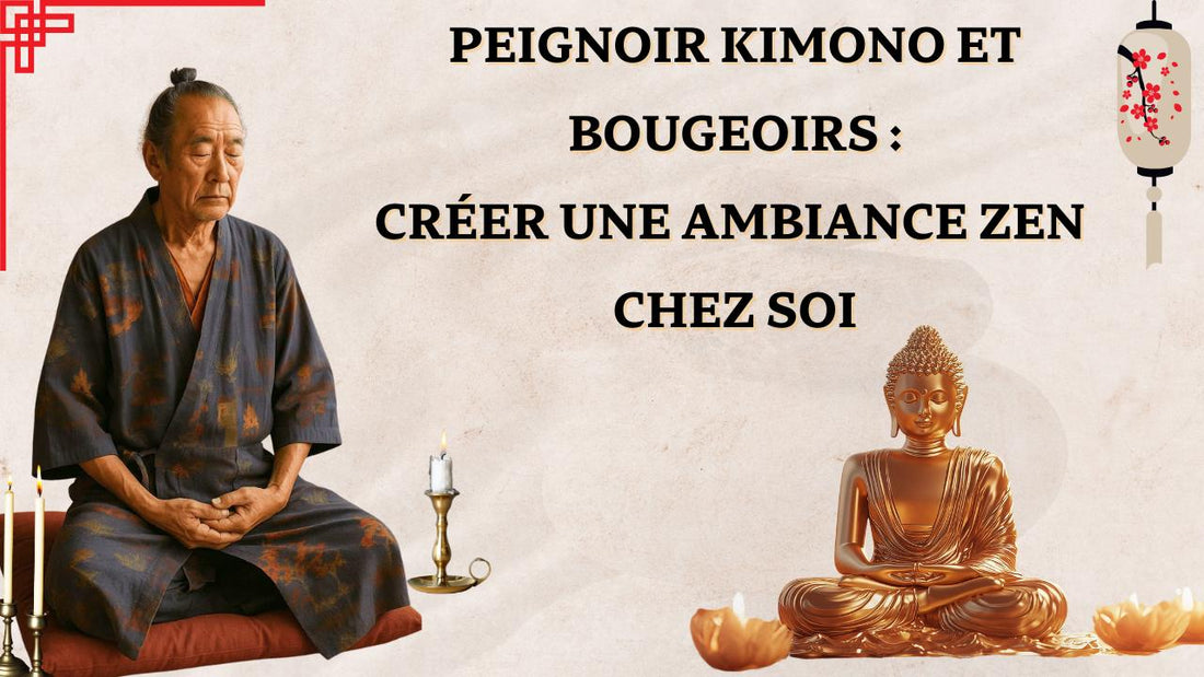 Peignoir Kimono et Bougeoirs : Créer une Ambiance Zen Chez Soi