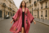 Kimono Femme Satin
