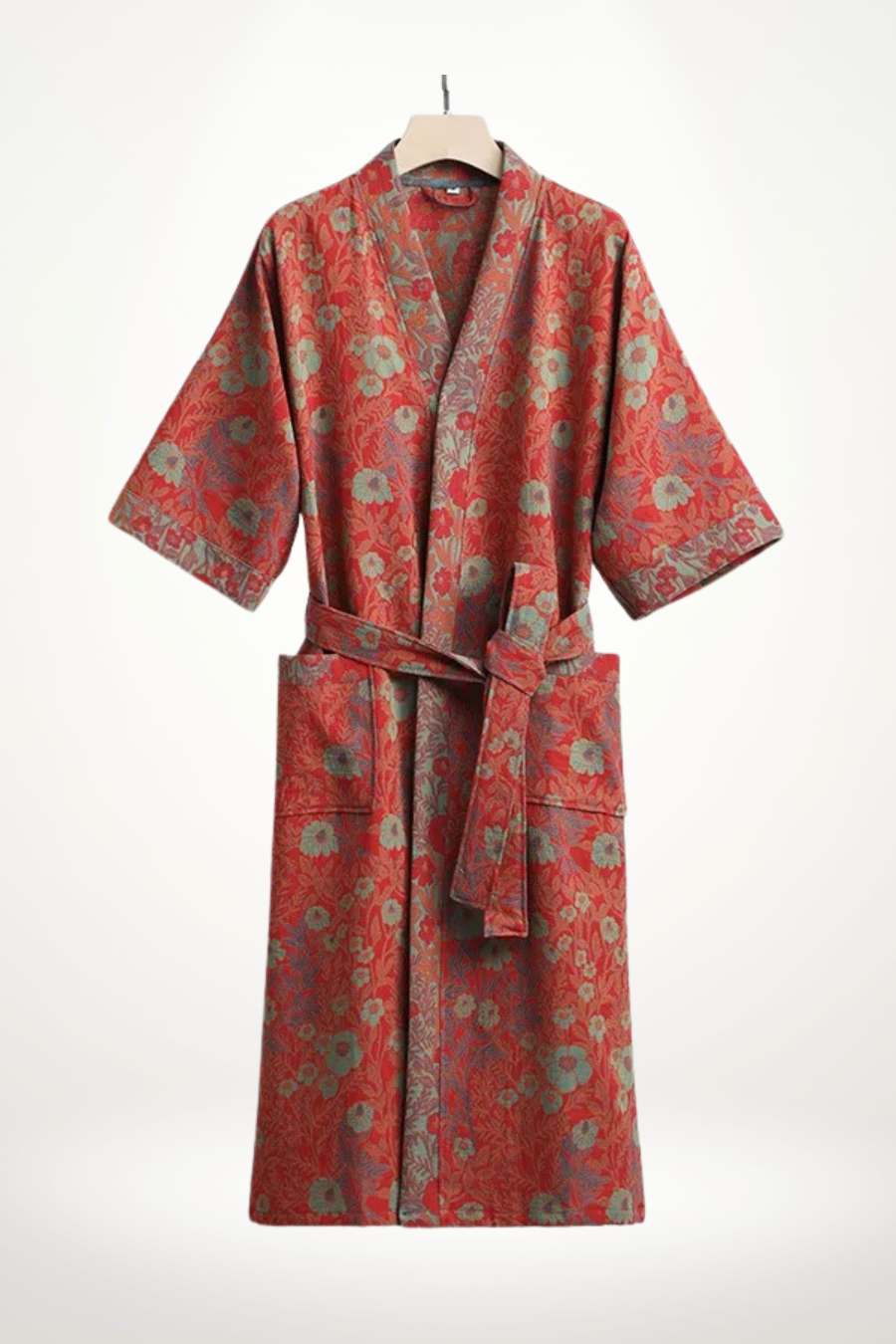 Robe de Chambre Femme Kimono | Coton à Motifs Floraux