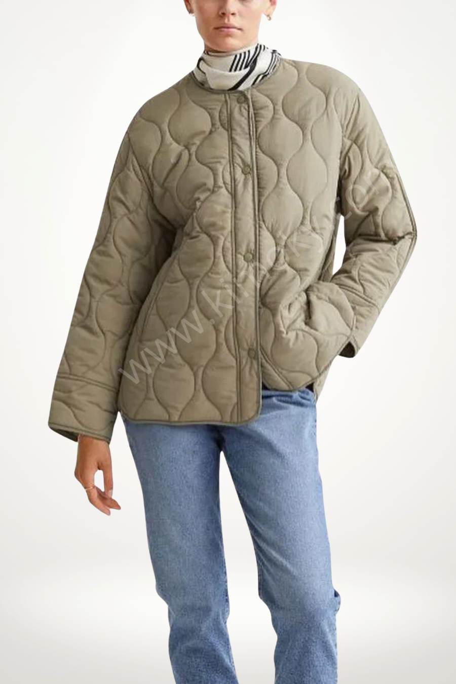 Quilted Kimono Jacket | Winter with Elegance 