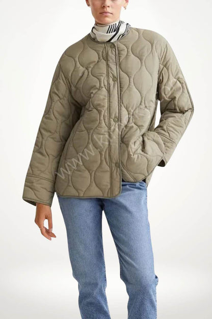 Veste Kimono Matelassé | L’Hiver Avec Élégance