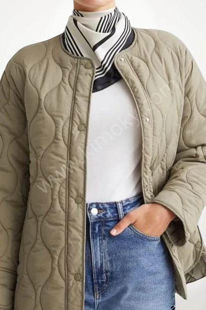 Veste Kimono Matelassé | L’Hiver Avec Élégance