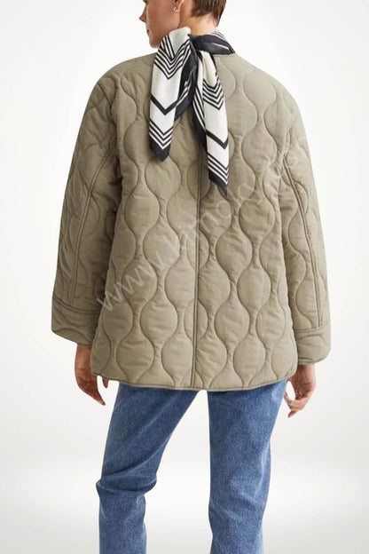 Veste Kimono Matelassé | L’Hiver Avec Élégance