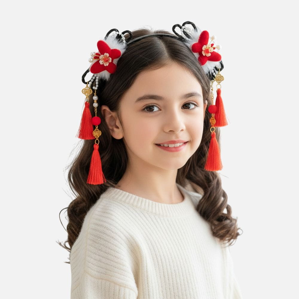 Black Headband for Girls | Ideal for a Festive Look 