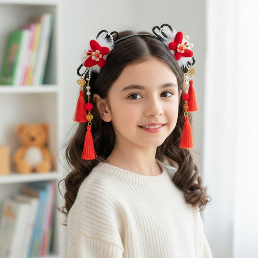 Serre Tête Fille Noir | Idéal Look Festif