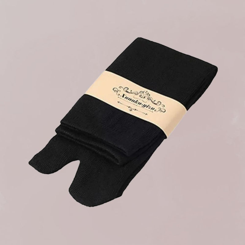 chaussettes tabi  noires une paire style japonais pour kimono 