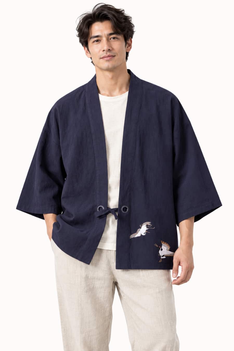 Chemise Kimono Homme – Style Épuré Japonais, photo 1