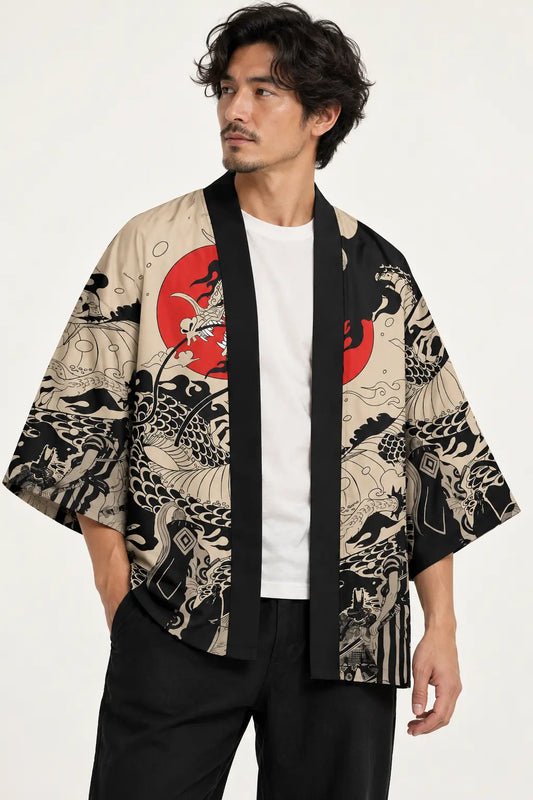 Herren-Kimonohemd | Die Kunst japanischer Details