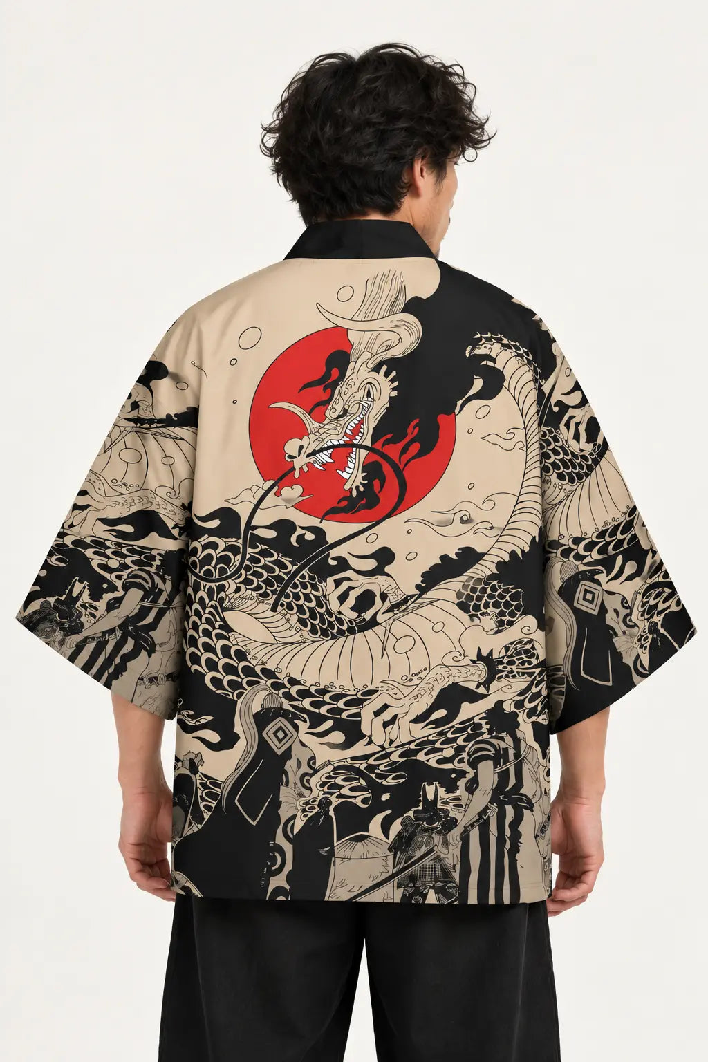 Chemise Style Kimono Homme | L’Art du Détail Japonais