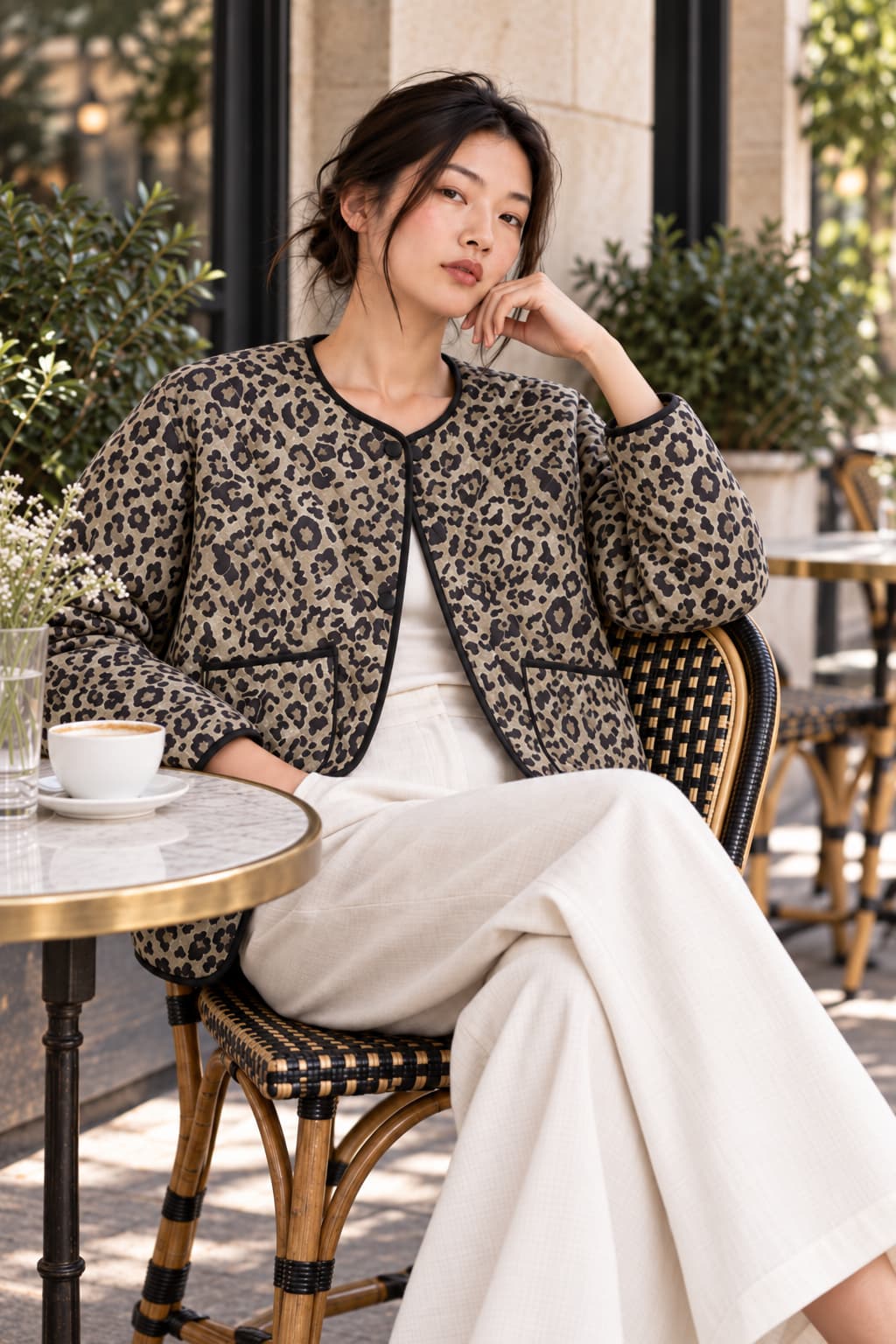 Veste Kimono Femme Léopard – Confort & Élégance, photo 2